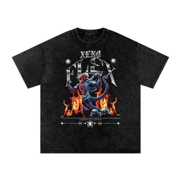 Mineral Wash Oversized Xeno Flex T-Shirt - Image 5