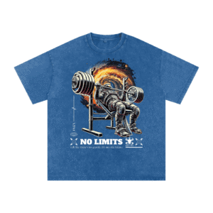 Mineral Wash Oversized No Limits T-Shirt