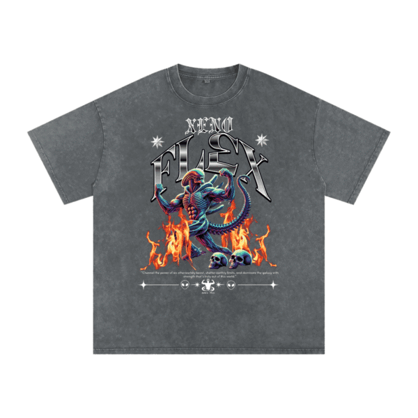 Mineral Wash Oversized Xeno Flex T-Shirt - Image 7