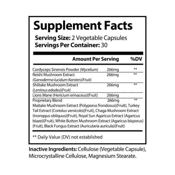 Mushroom Blend (SHROOM NOOTROPIC) - Image 4