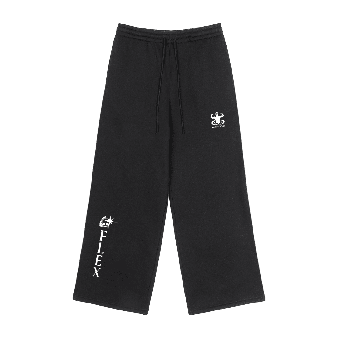 Baggy Flex Straight-Leg Fleece Sweatpants