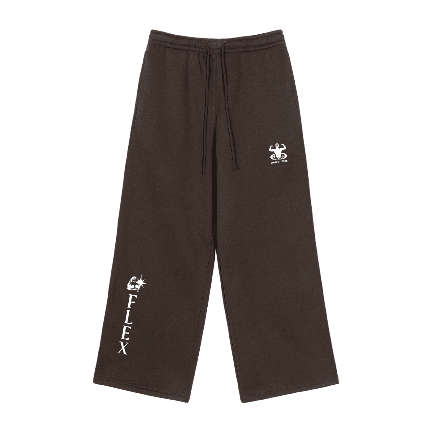 Baggy Flex Straight-Leg Fleece Sweatpants - Image 3